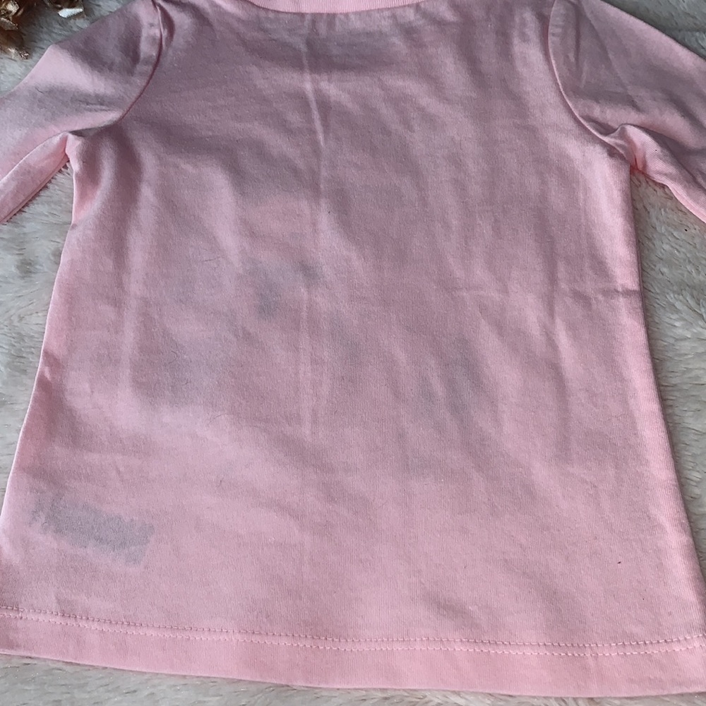 ☃️NWT Pink Oshkosh Snowman Top 12m “Let it Snow” - Picture 6 of 6